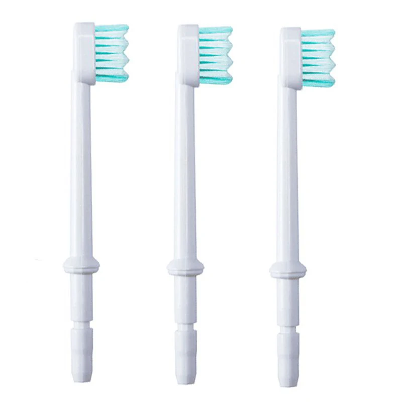 Oral Irrigator 3 Pcs/ Bag Replacement Toothbrush Jet Nozzle Teeth Cleaning Jet Tip Compatible With Waterpik