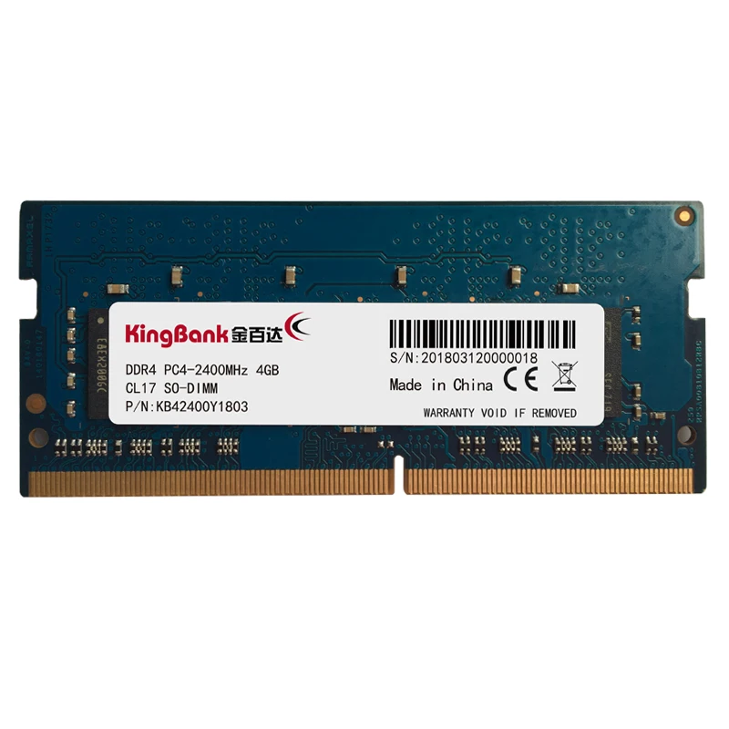 Kingbank ноутбук память Memoria модуль 4 Гб 4 г DDR4 PC4 2400 МГц 240pin ECC ram