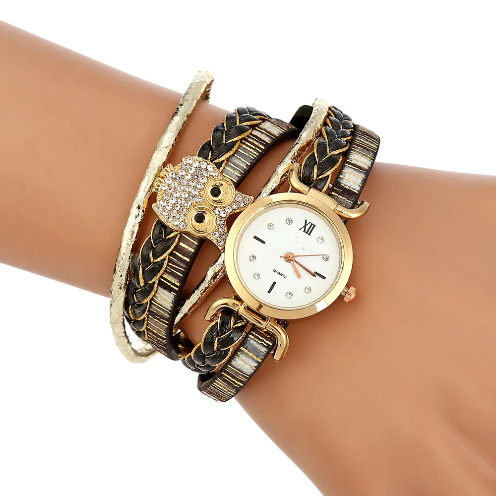 XG448 Women Watches Quartz Wristwatches Circle Women's Bracelet Watch