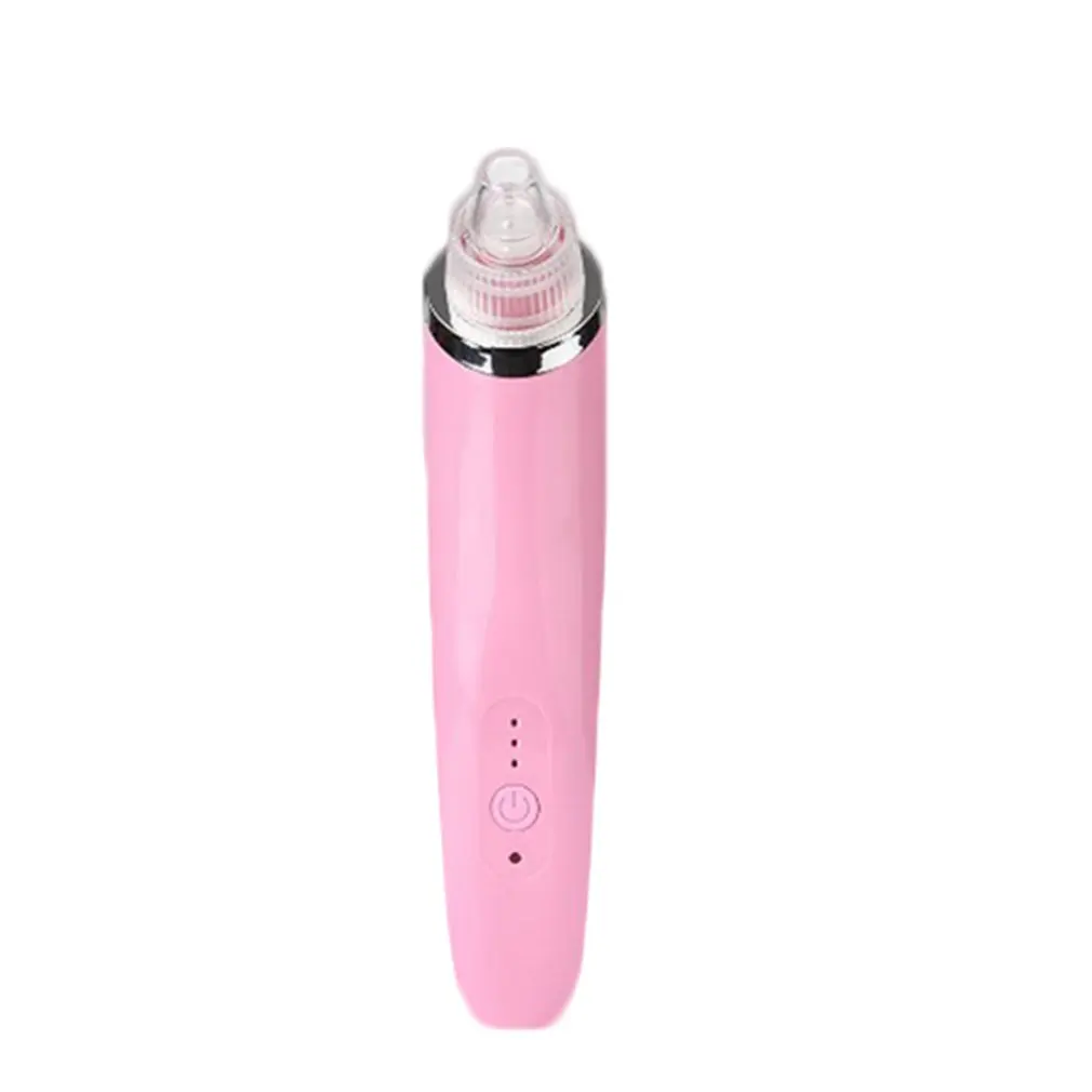 pink Electronic Blackhead Remover Pore Cleansing Beauty Instrument Home To Acne Artifact Face Electric Cleansing Machine - Цвет: pink