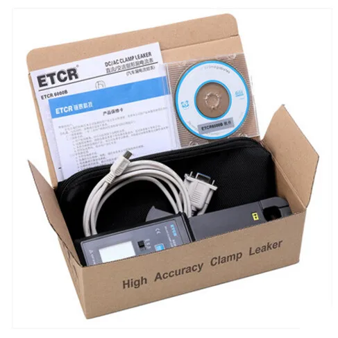 ETCR6000B AC DC токоизмерительный прибор с цифровым амперметром 99 данных для хранения