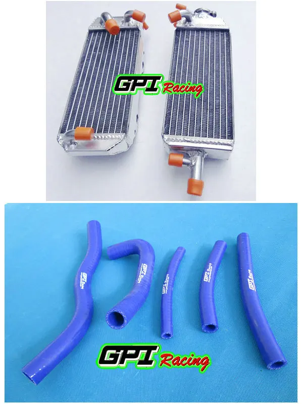 GPI алюминиевый радиатор+ шланг для Suzuki RM125 RM 125 T/V 1996-1997 96 97