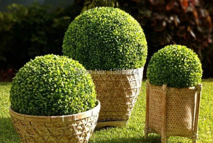 artificial buxus ball tree