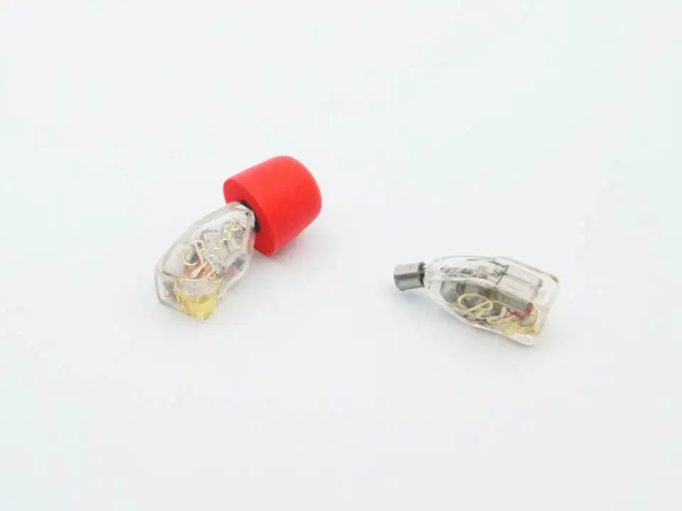 Transparent Clear Роза Mini6 Pro 6 сбалансированная арматура HiFi Audiophile MMCX съемные наушники-вкладыши IEMs - Цвет: Transparent Clear