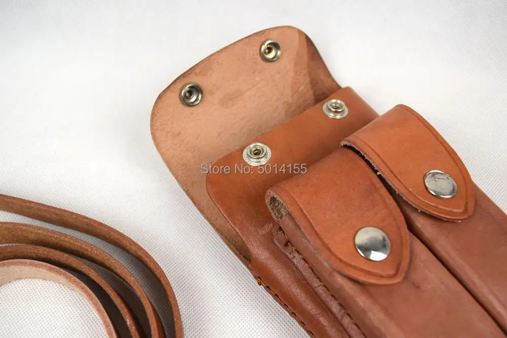 Cosplay  German  C96 Broomhandle Leather Holster W Straps 2