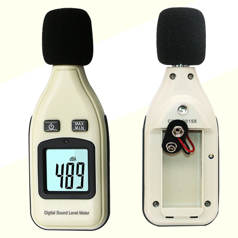 New Digital Sound Level Meter 30-130dB Decibel Meter Noise Volume Monitoring Detector