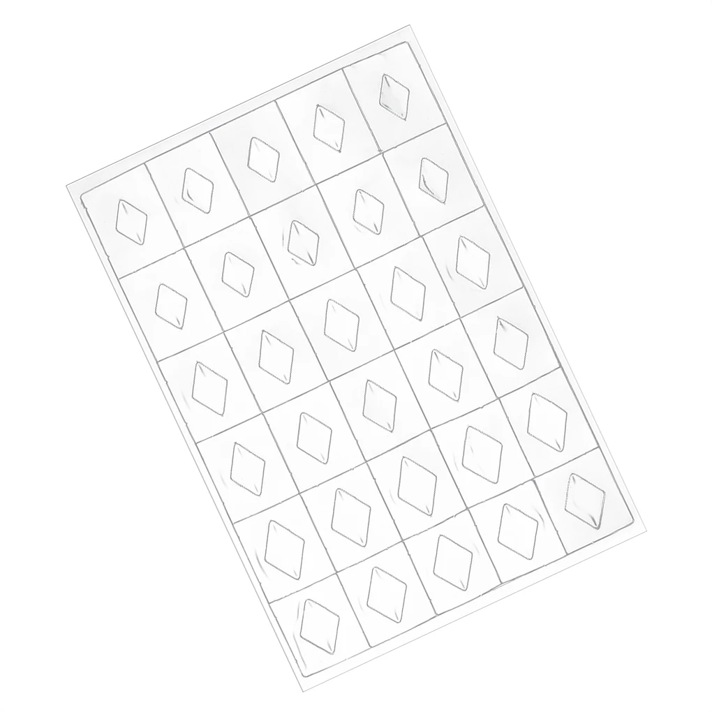 BGVfiveOne Лист 3D пластиковые наклейки для ногтей с драгоценными камнями Прозрачная форма патч украшение для маникюра «сделай сам»