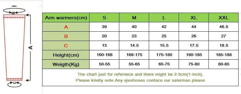 arm sleeve size