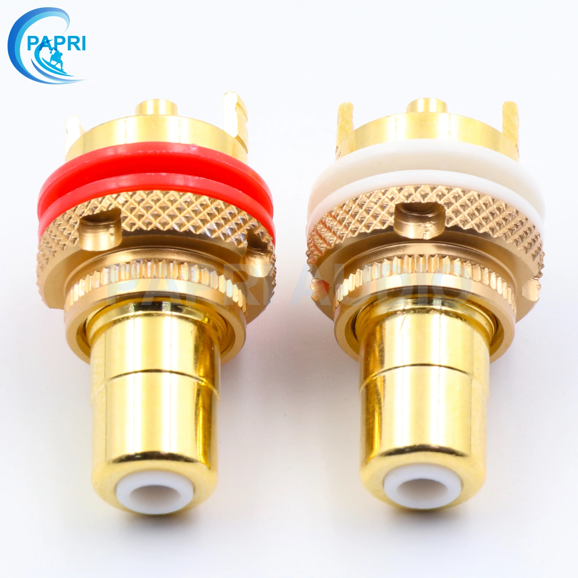 EIZZ EZ 107 24K позолоченный женский разъем RCA сигнальный Lotus Seat HIFI DIY усилитель звуковая