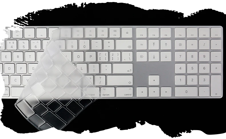 XSKN клавиатура кожа для Apple iMac Волшебная клавиатура цифровая клавиатура прозрачная ТПУ Водонепроницаемая клавиатура для ноутбука защитная пленка