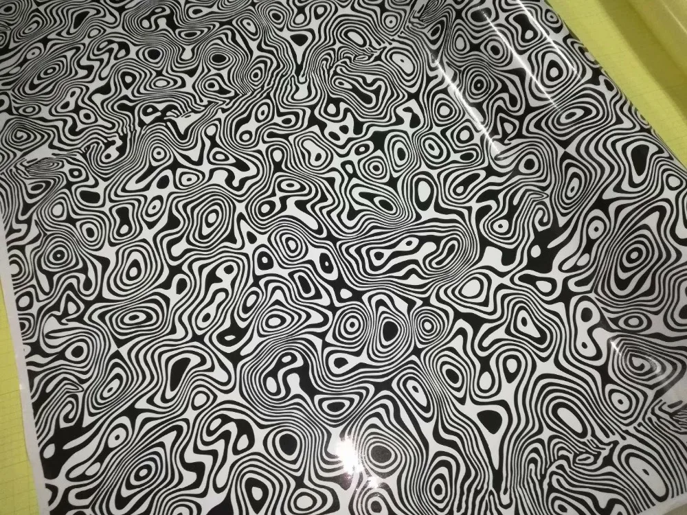 back white stickerbomb vinyl car wrap film foil (3)