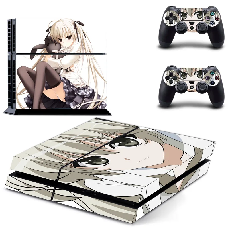 Hatsune Play Station наклейка для ps4 Стикеры для sony наклейка для ps4 наклейки консоли и 2 контроллера ps4 винил домашнего декора переключатель кожи - Цвет: DPTM0433