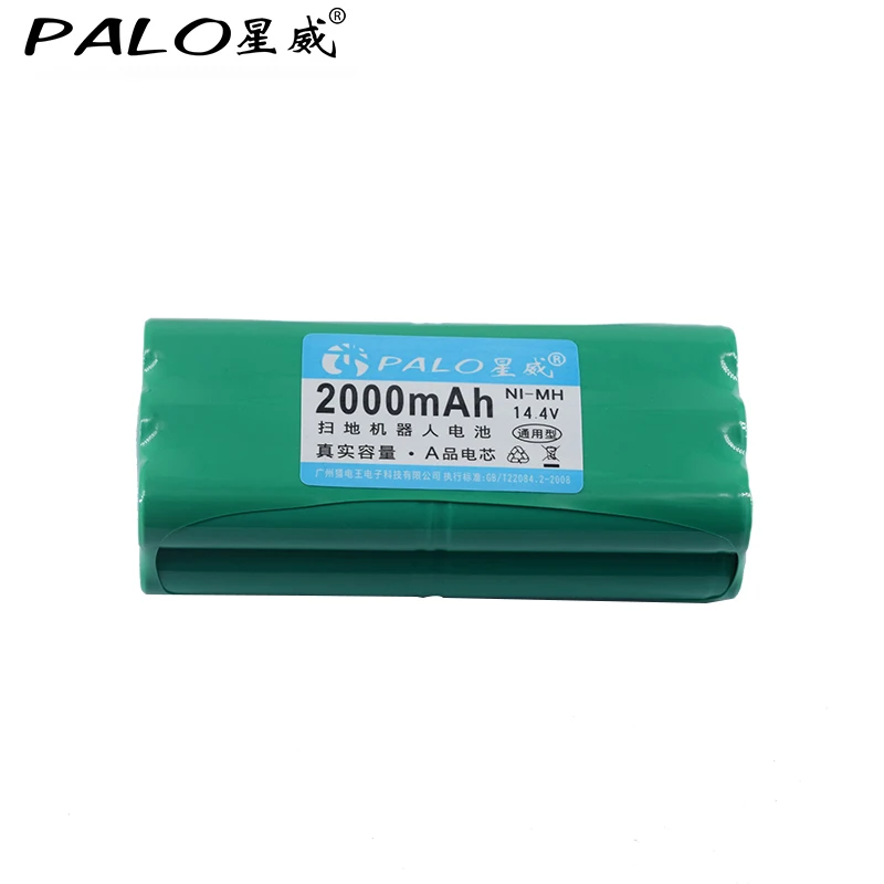 PALO new type of battery 14 4V Ni MH 2000 mAh Robot vacuum cleaner rechargeable battery