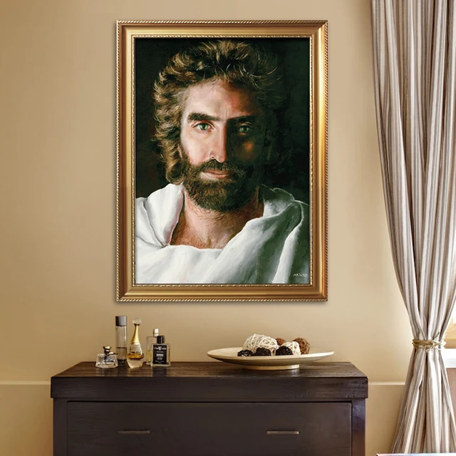 Jesus Christ Impression Jesus print painting on Canvas Poster and print