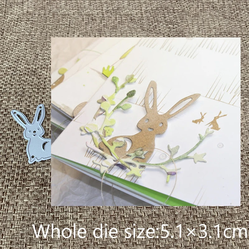 XLDesign Craft Metal Cutting Die cut die lovely bunny rabbit decoration scrapbooking Album Paper Card Embossing Cuts | Дом и сад