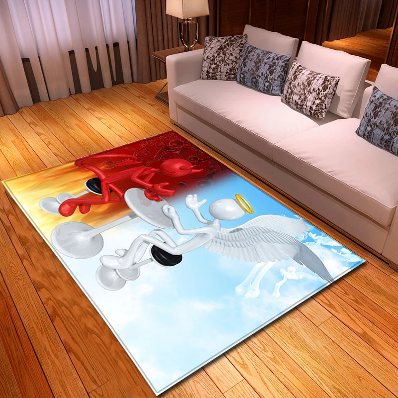 3D ковёр для гостиной музыкальные заметки детская комната коврик мягкий фланелевый большой домашний Декор Ковер