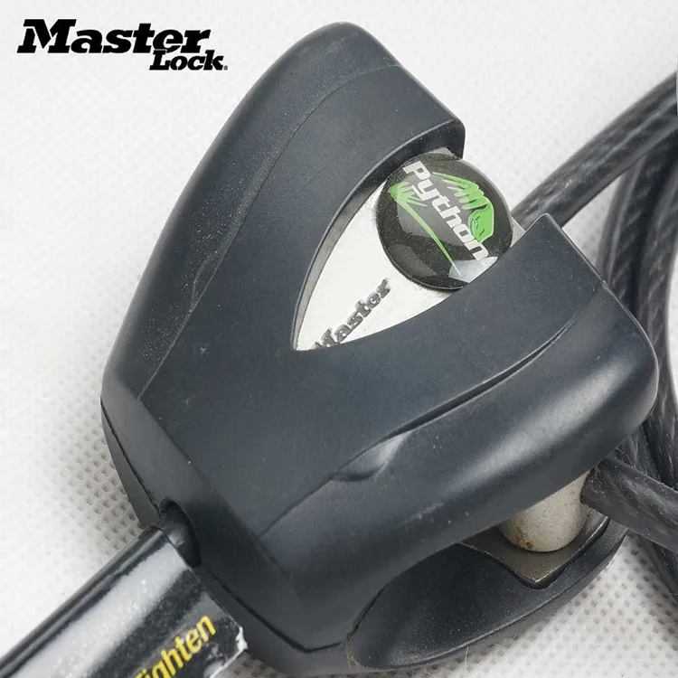 Master Lock Universal Anti-Theft Adjustable Locking Cable Lock Stainless Steel Cable Coil For Castle Motorcycle Cycle MTB Bike (4)