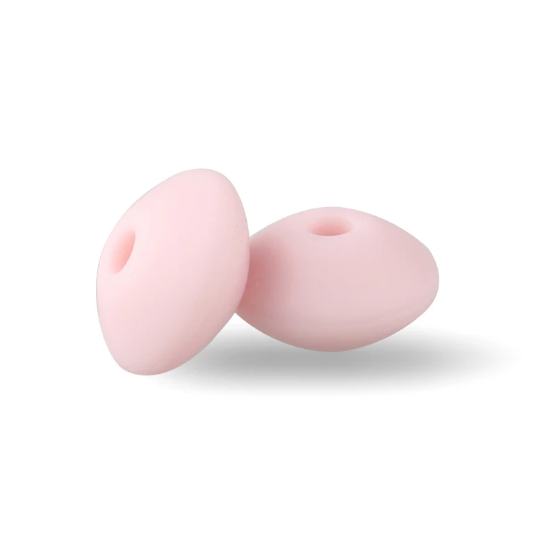 58 Quartz Pink KEEP& GROW 100 шт чечевица силиконовые бусины пищевого качества силиконовые бусины 12 мм Детские Силиконовые Бусины DIY Соска-подвеска детские игрушки для прорезывания зубов - Цвет: 58 Quartz Pink