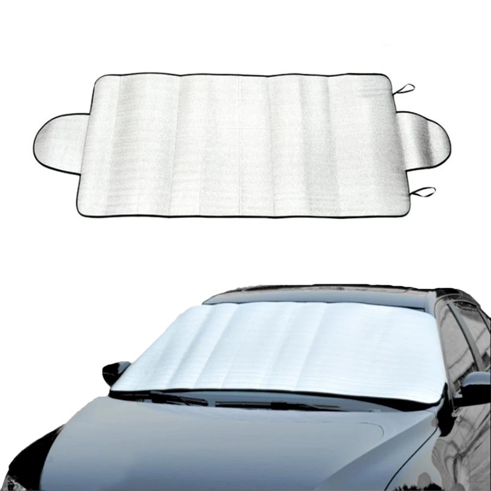 150*70 см Универсальный чехол на лобовое стекло автомобиля Автомобильный солнцезащитный экран для козырек на лобовое стекло крышка летняя пленка на переднее стекло
