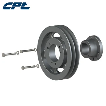 

CPT 2B100SK 2 grooves B belt section iron pulley, include SK QD bushing, Cast Iron, 10.35" OD, ISO9001 for A and B belts