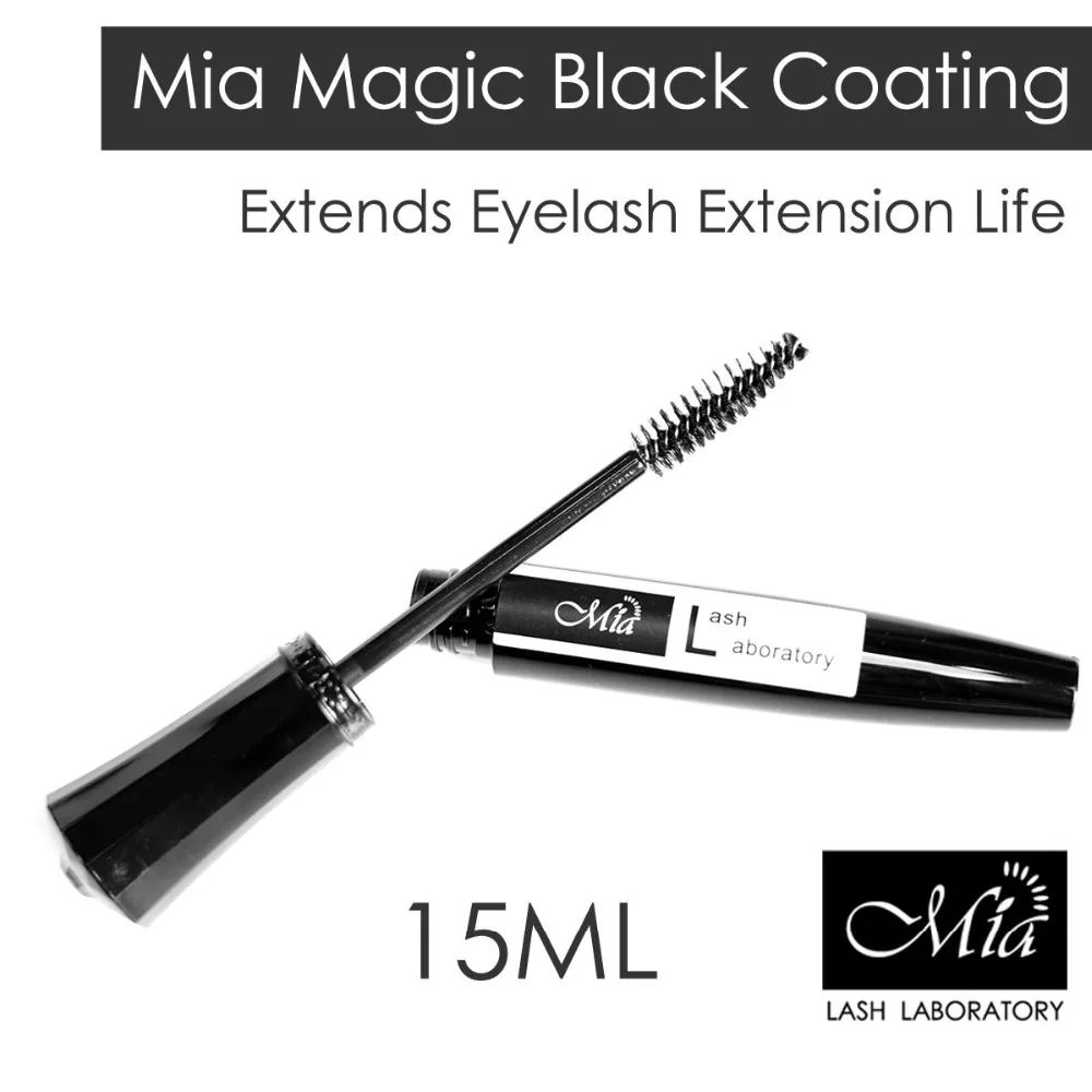 Preto Pestana Extensão Lash Revestimento Selante Corretivo Cuidados Posteriores Mia 15 ml 8 Cola para cílios