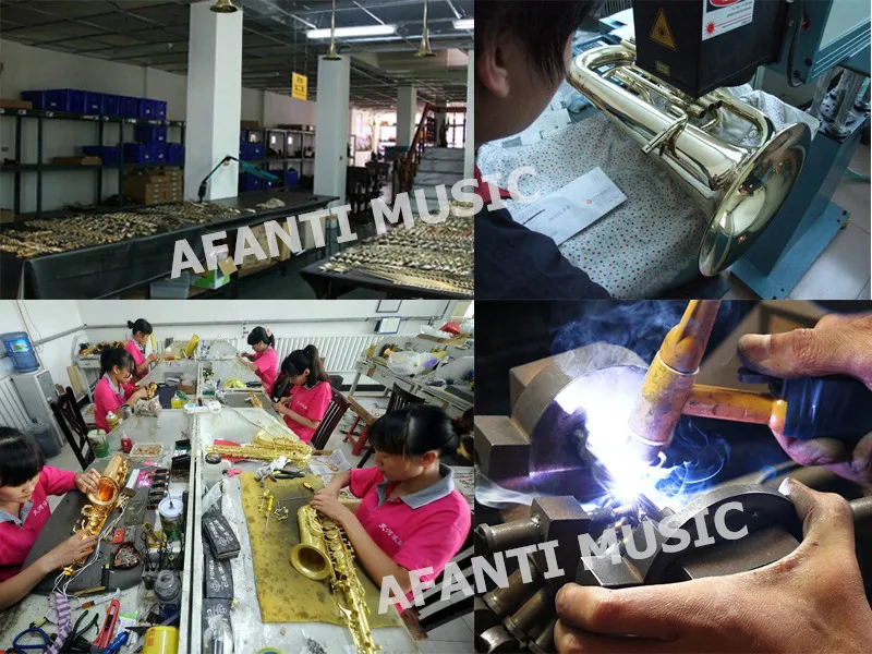 Afanti Música tom Bb Latão Ouro Trompete Laca (ATP-111)