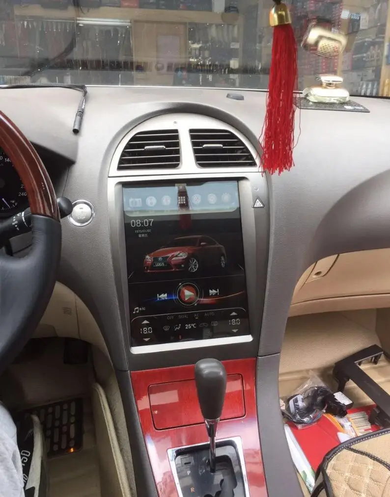 Автомагнитола для Lexus ES250 Es300 Es350 2006 2012 12 1 дюйма Android 6 0 2 Гб ОЗУ 16 ПЗУ поддержка