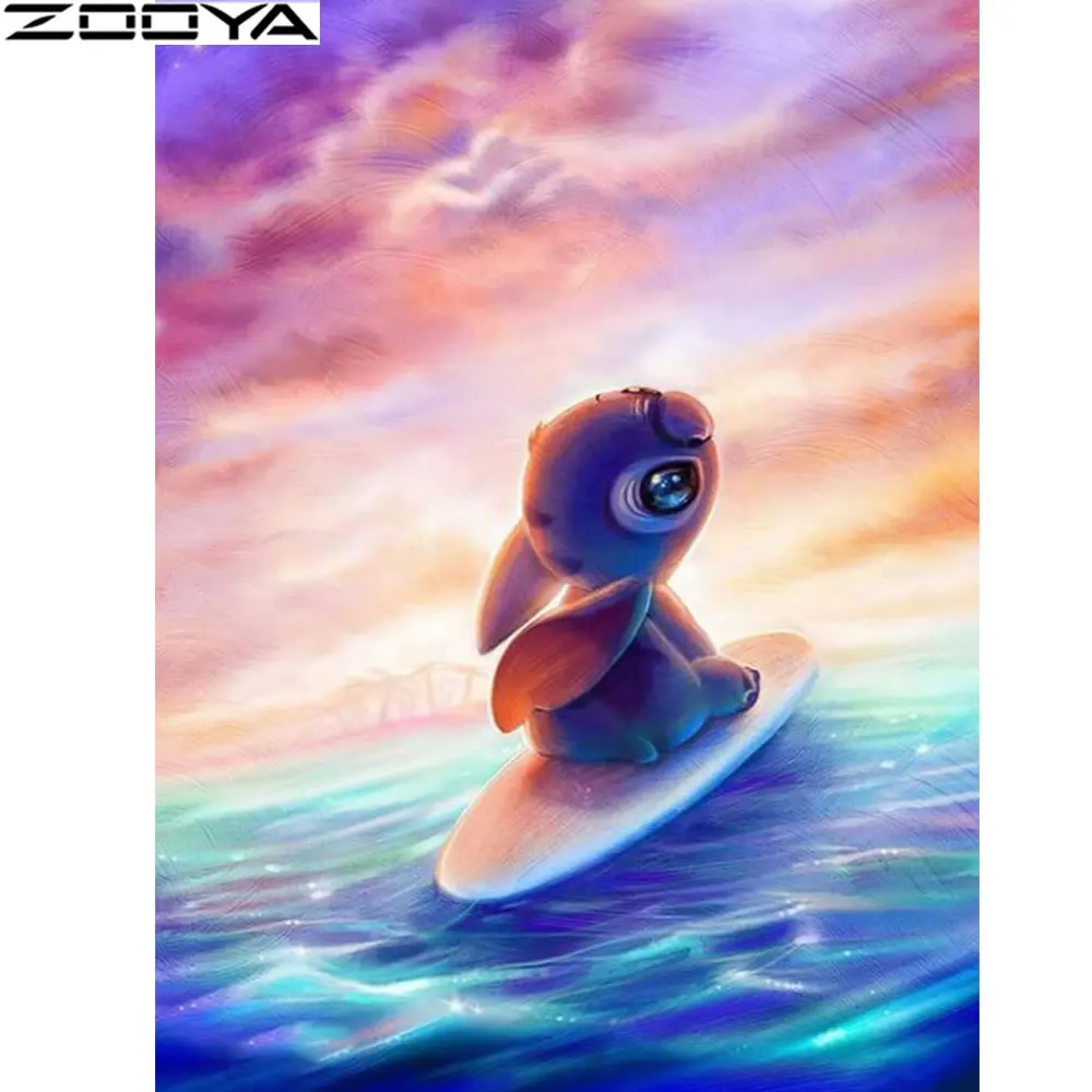 

ZOOYA 5D DIY Disney diamond painting full square / round diamond embroidery sale rhinestone cross stitch home decor gift K040