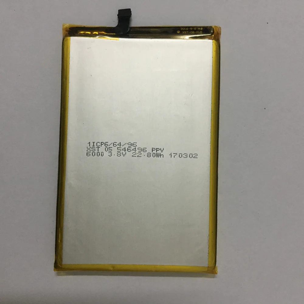 100% новый литий ионный аккумулятор Blackview P2 и Lite 6000 мАч сменный резервный для