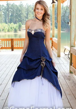 free shipping strapless sweetheart camouflage bridal  gowns  
