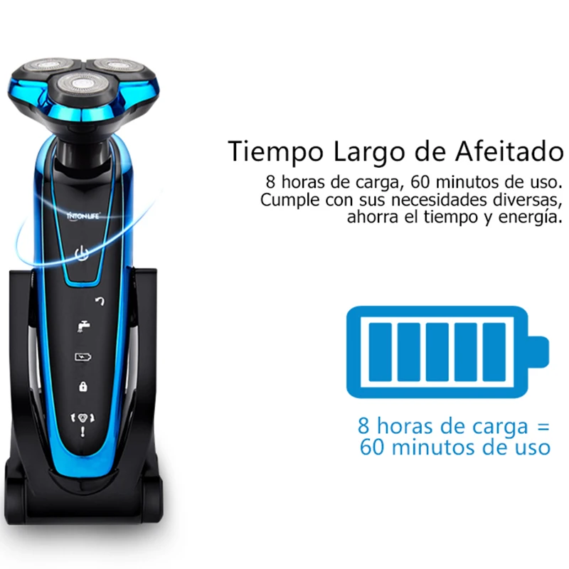 Billig TINTON LEBEN Männer Elektrische Waschbar Rasierer Elektrische Rasur Bart Maschine Rasiermesser