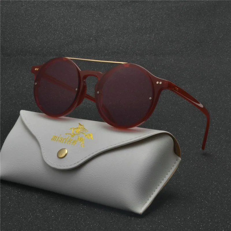 

Trendy Oversized Sunglasses Women Men Punk Sun Glasses Transparent Vintage Red Eyewear Accessories With box NX