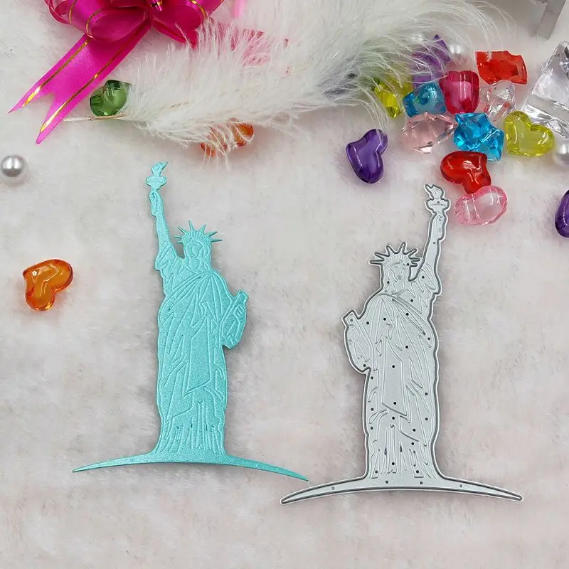 

Statue of Liberty Metal Cutting Dies Stencil DIY Scrapbooking Album Stamp Paper Card Embossing Crafts Decor