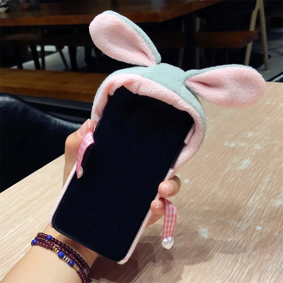 iPhone XS Max XR X Fur Hat Case (2)