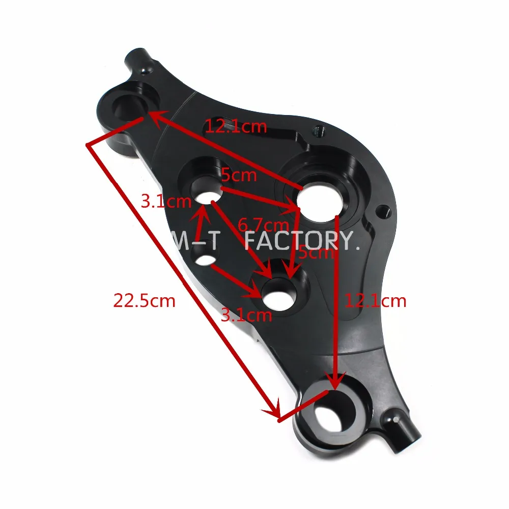 Мотоцикл CNC KO Raked 2" /23"/2" колеса тройные деревья наборы для Harley Touring Electra Stree Road Glide FLT FLHT FLHX 1997-2013