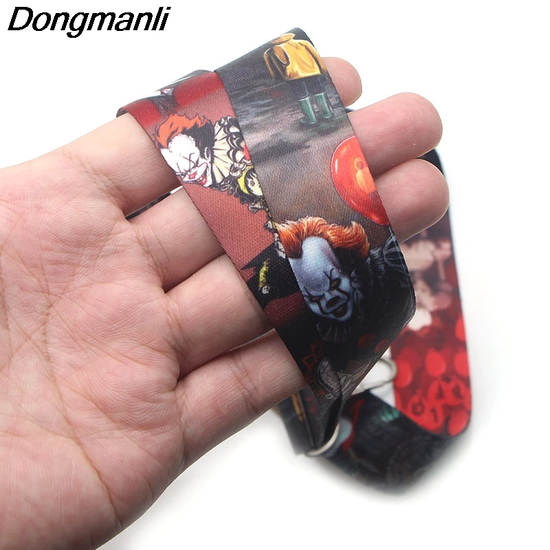 P2917 Dongmanli Stephen King's IT Lanyards для брелка для ключей ID Card Pass Gym, держатель для мобильного телефона USB, держатель для бейджа, висячий канат, Lanyard