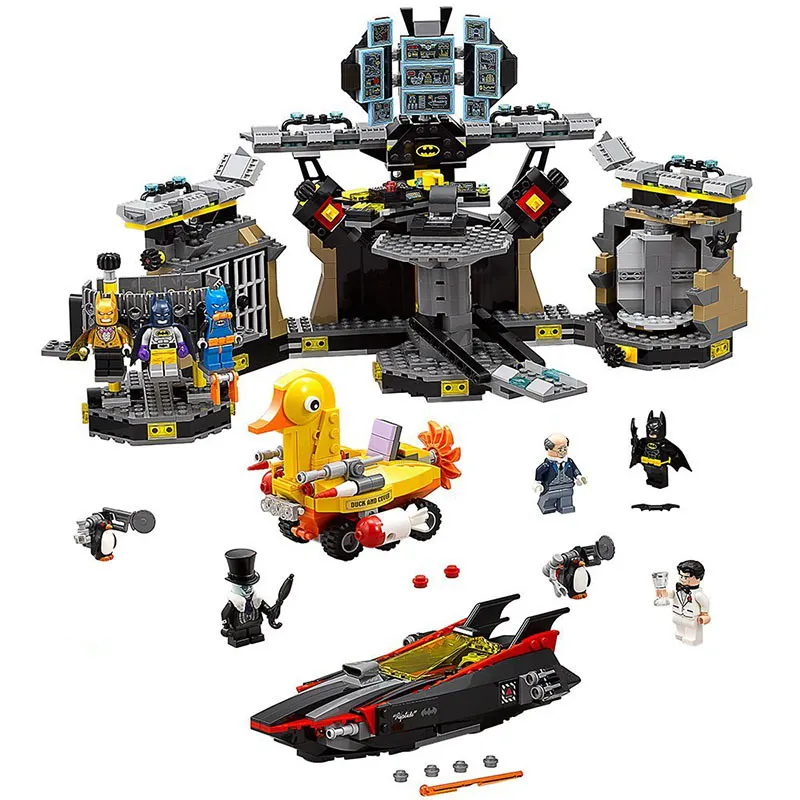 

10636 Super Heroes BATMAN Batcave Break-in Model Building Blocks Enlighten Figure Toys For Children Compatible Legoe