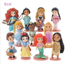 Disney 11 Pcs Set High Quality Pvc Action Figures Cute Cartoon Mini Princess Mermaid font b