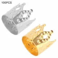 100 шт Регулируемые дреды Бисер для плетения волос кольца манжеты парик аксессуары инструмент для украшения волос