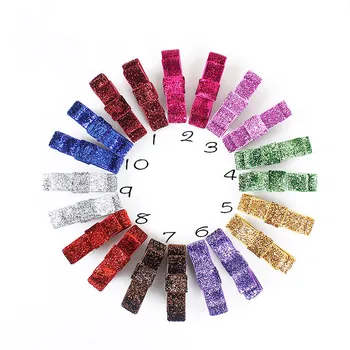 

180pcs/lot Girl Lovely Mini Bow Glitter Party Hair Clip For Children