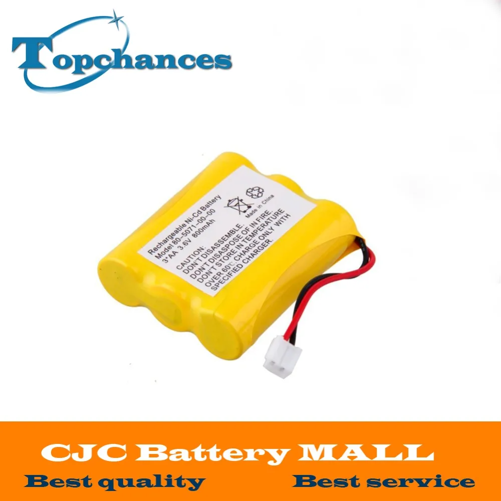 Аккумулятор для беспроводного телефона 1 шт. Ni Cd AA 800 мА/ч 3 6 В Vtech 80 5071 00 желтый