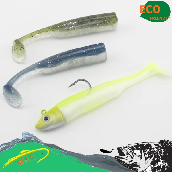 Buy Swing shad with paddle tail 2 pcs soft bait and