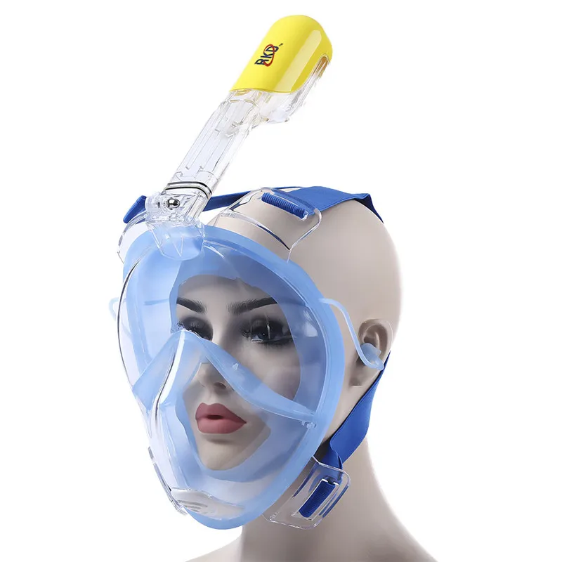 Подводная Дайвинг полная сухая маска для подводного плавания набор для занятий плаванием противотуманная маска для камеры Gopro водная Спортивная дыхательная трубка