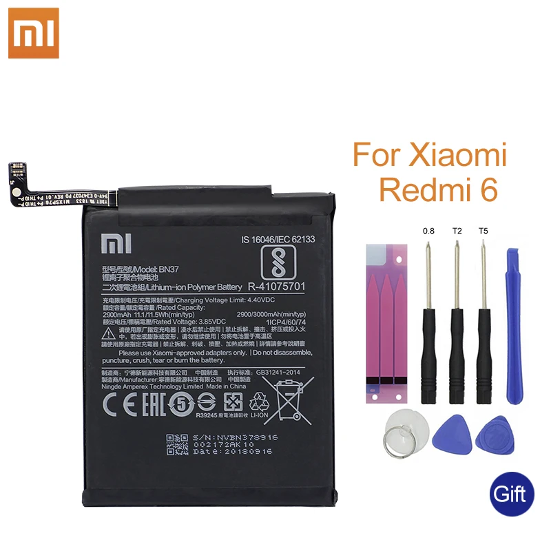 Xiaomi 6a аккумулятор Xiaomi 6a аккумулятор