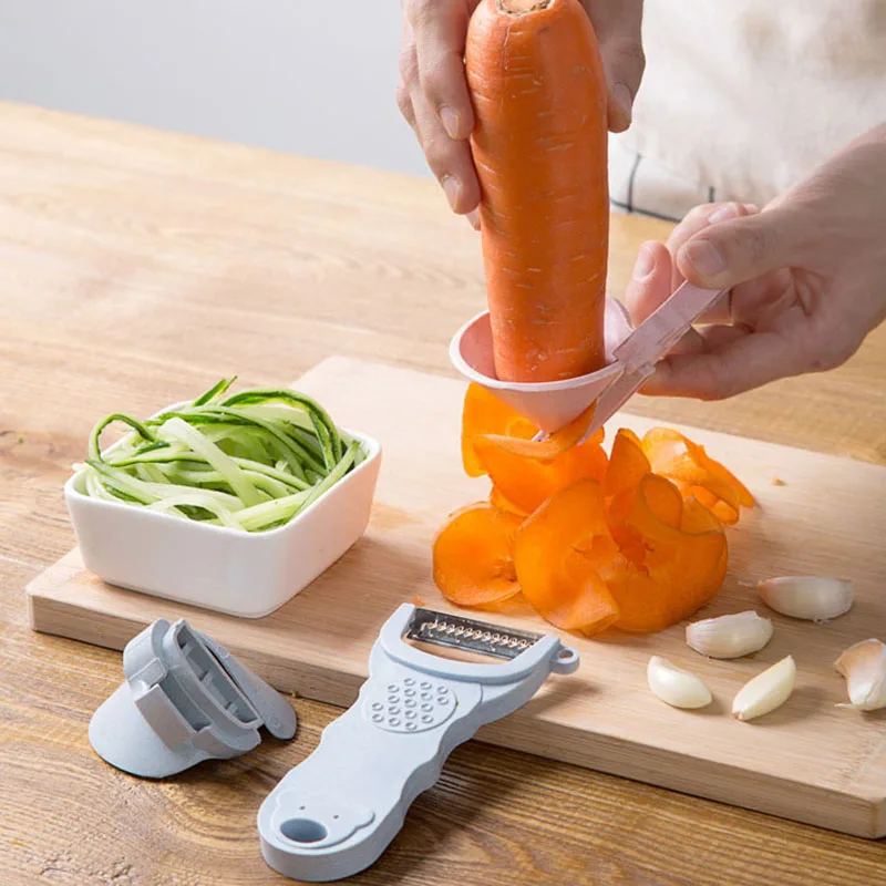 

Vegetable Cutter Plastic Spiral Slicers Peeler Fruits Device Kitchen Gadget Accessories Cooking Tool Kitchen Fruit Tool CF120