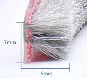 5 м 5*6 мм, 7*6 мм, 6*8 мм, 7*8 мм оконные дверные уплотнительные полосы для 2,4-4 мм, 2,5-4,5 мм, 3-5 мм, 3,5-5,5 мм окна, двери, шкаф, раздвижные двери зазор
