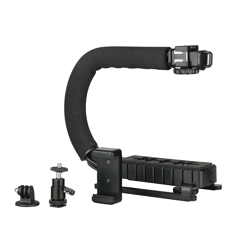 Ulanzi-3-Shoe-Mounts-Video-Stabilizer-Handheld-Grip-For-Gopro-Hero-Action-Cameras-for-iPhone-Xiaomi