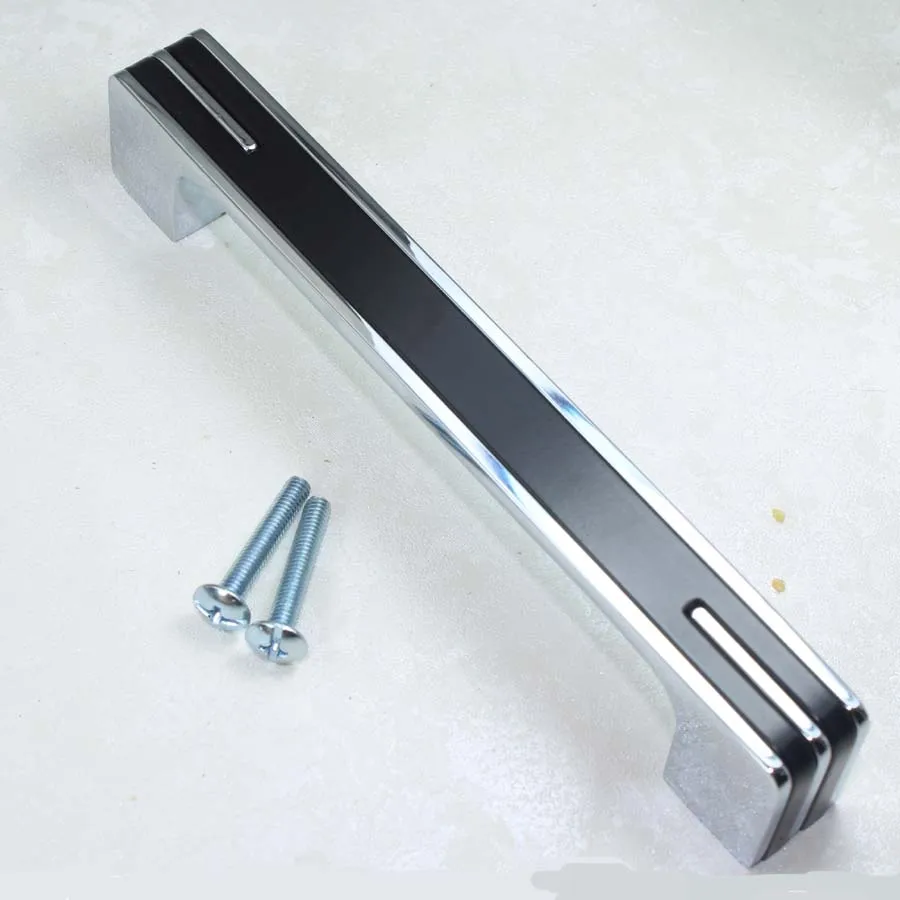 128mm shiny silver kitchen cabinet drawer handles chrome ...