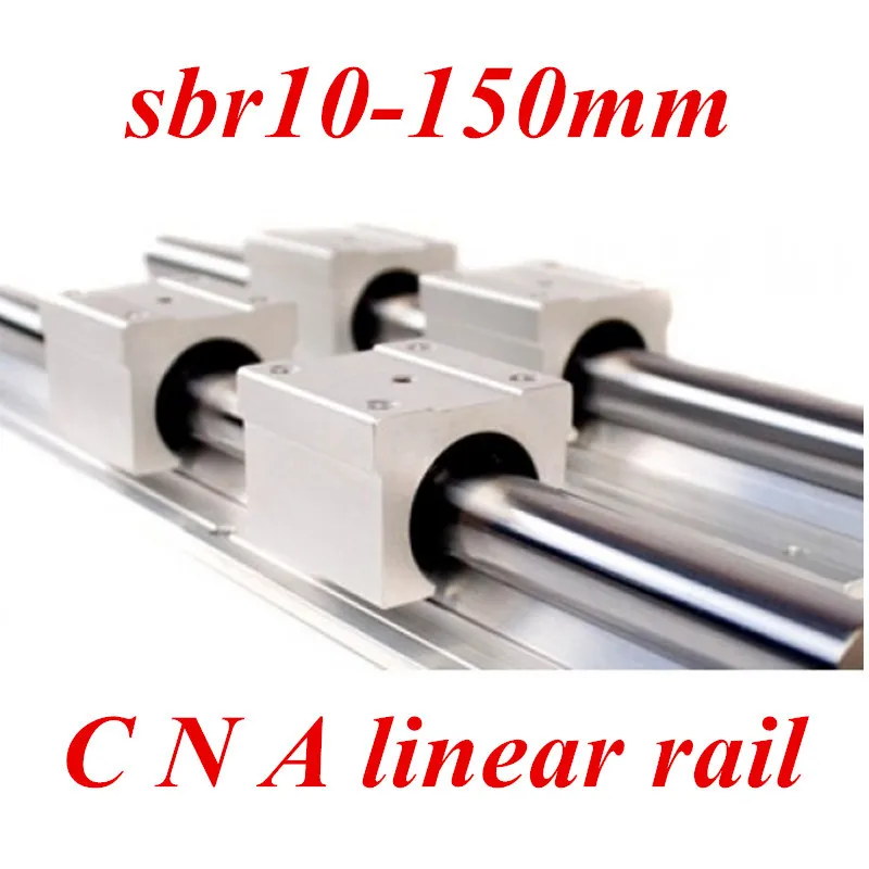 

Fast Shipping SBR10 L150mm linear rail diameter 10mm round linear guide support rails for cnc parts SBR10UU(linear guide only)