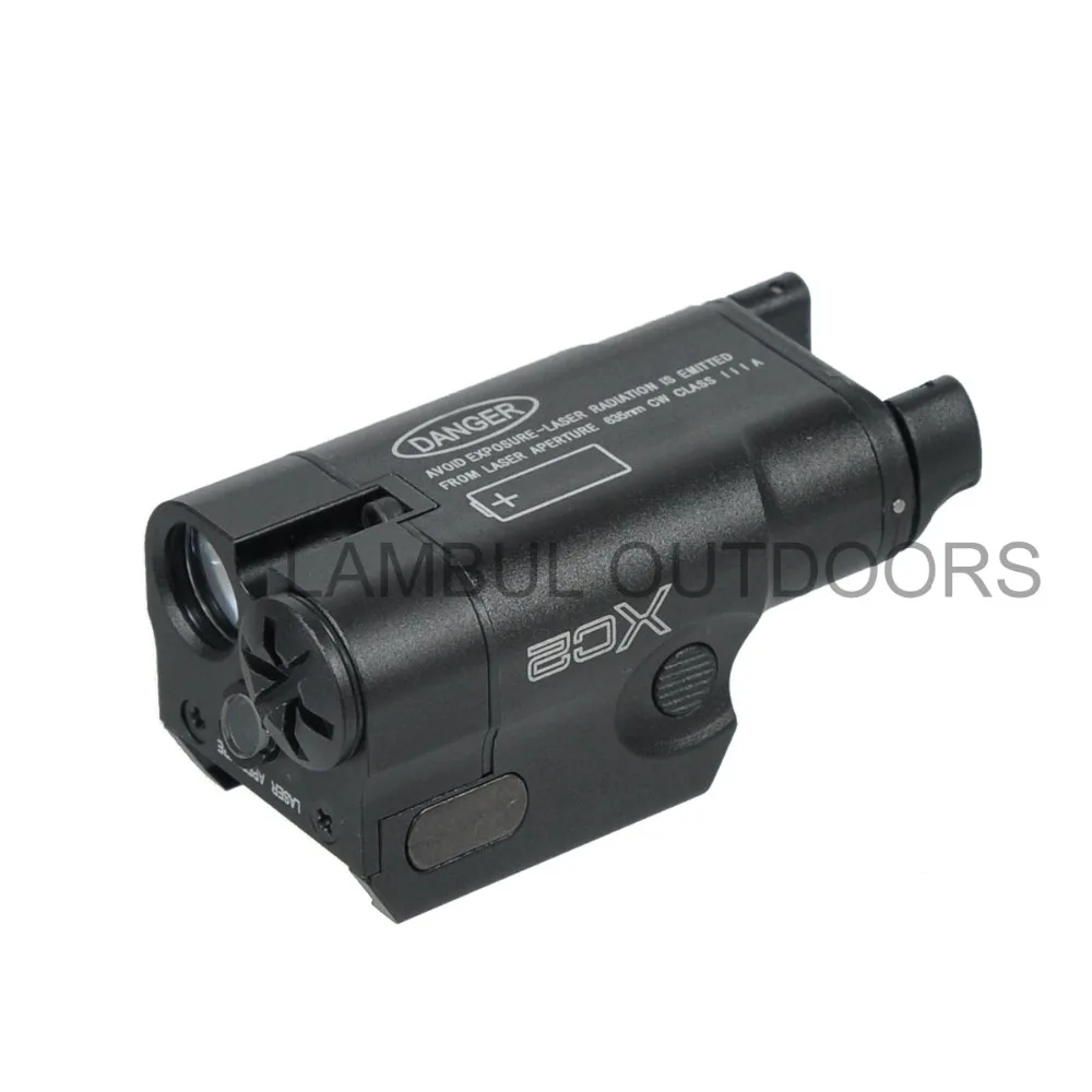 combo red dot laser tático led mini